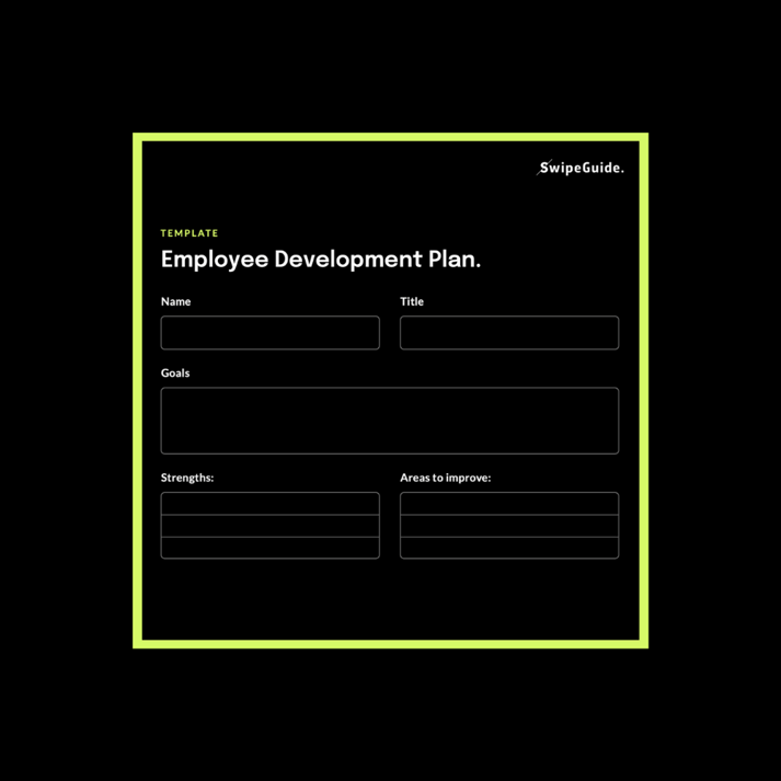 employee development plan template