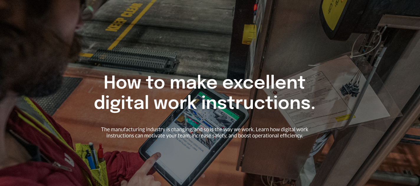 How to Write an Instruction Manual - digtal work instructions
