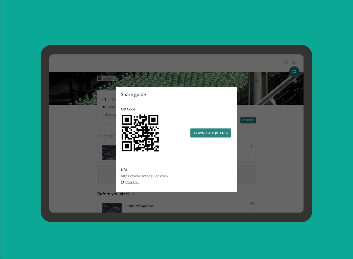 qr code work instructions