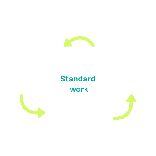 Process procedure work instructions = standard work