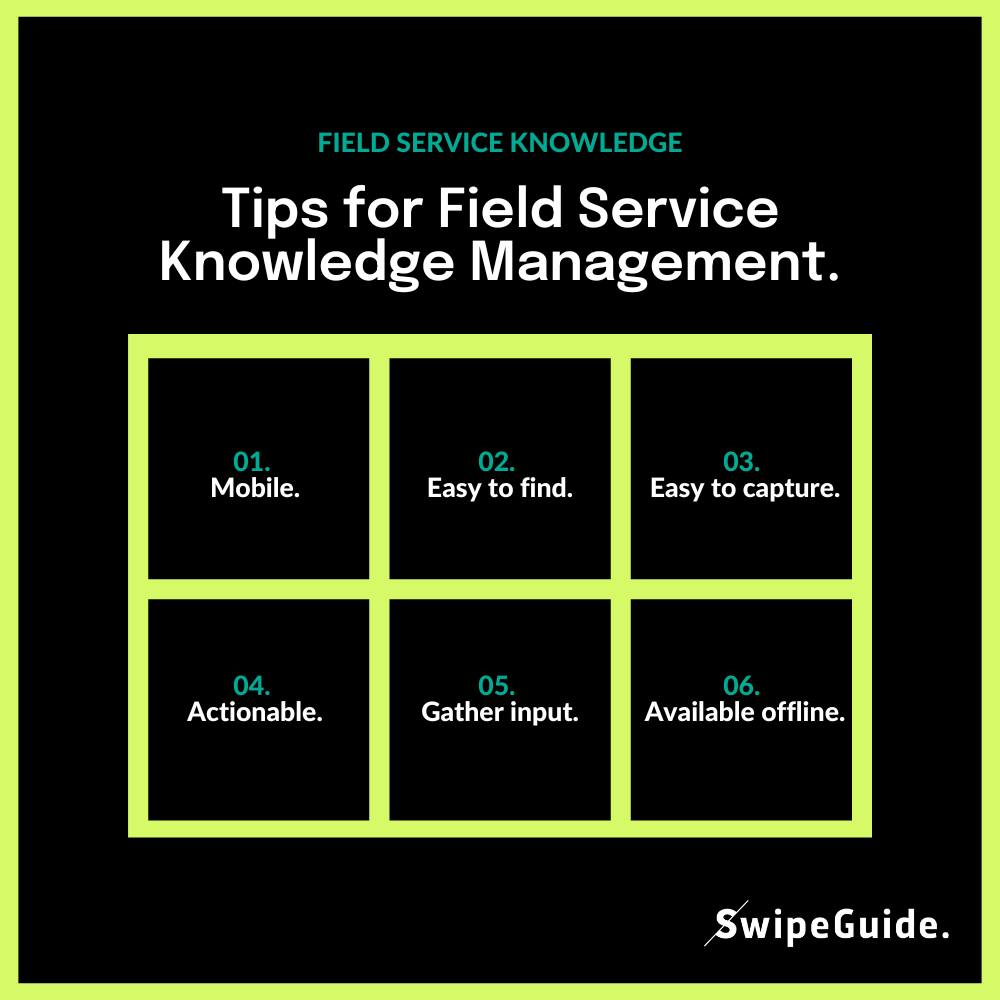 field service knowledge management