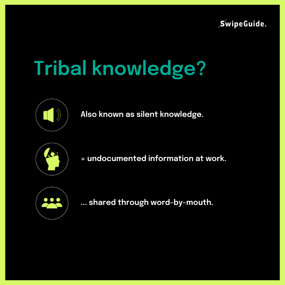 tribal knowledge (1)